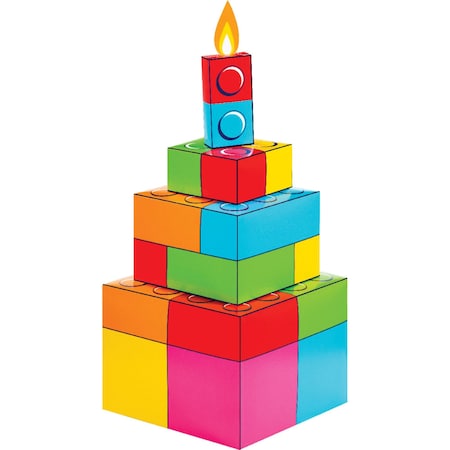 Creative Converting Block Bash Toy Blocks Centerpieces, 6PK 372699